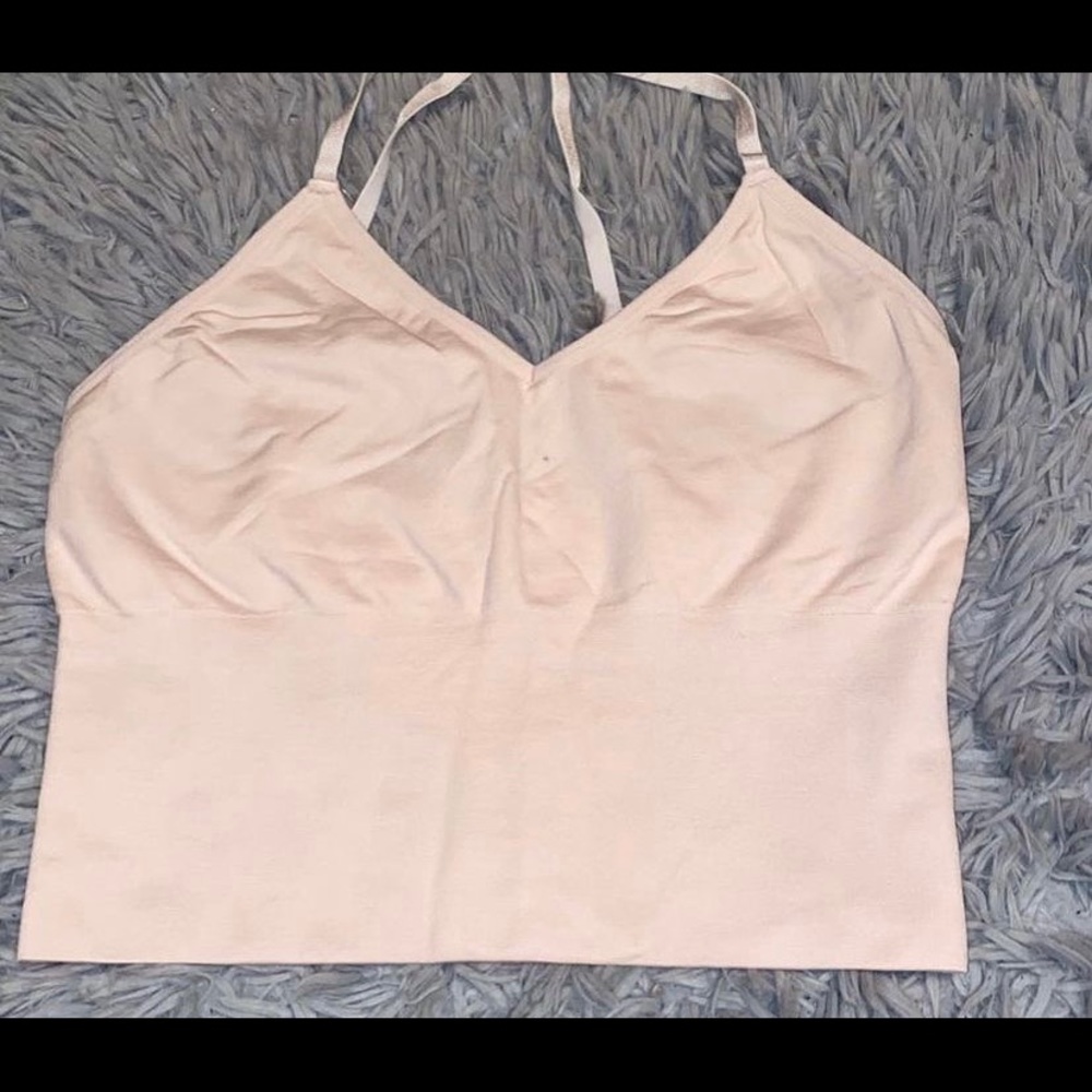 Blush crop top